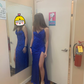 Elegant Mermaid Royal Blue Evening Dress ,Charming Prom Dress Y1279