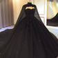 Royal Blue Tulle Ball Gown Prom Dress With Cape  S8255