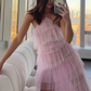 18th birthday dress Long Pink Prom Dress Y77