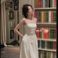Fairy Dress White/Black A-line Prom Dress,Chic Design Y1370