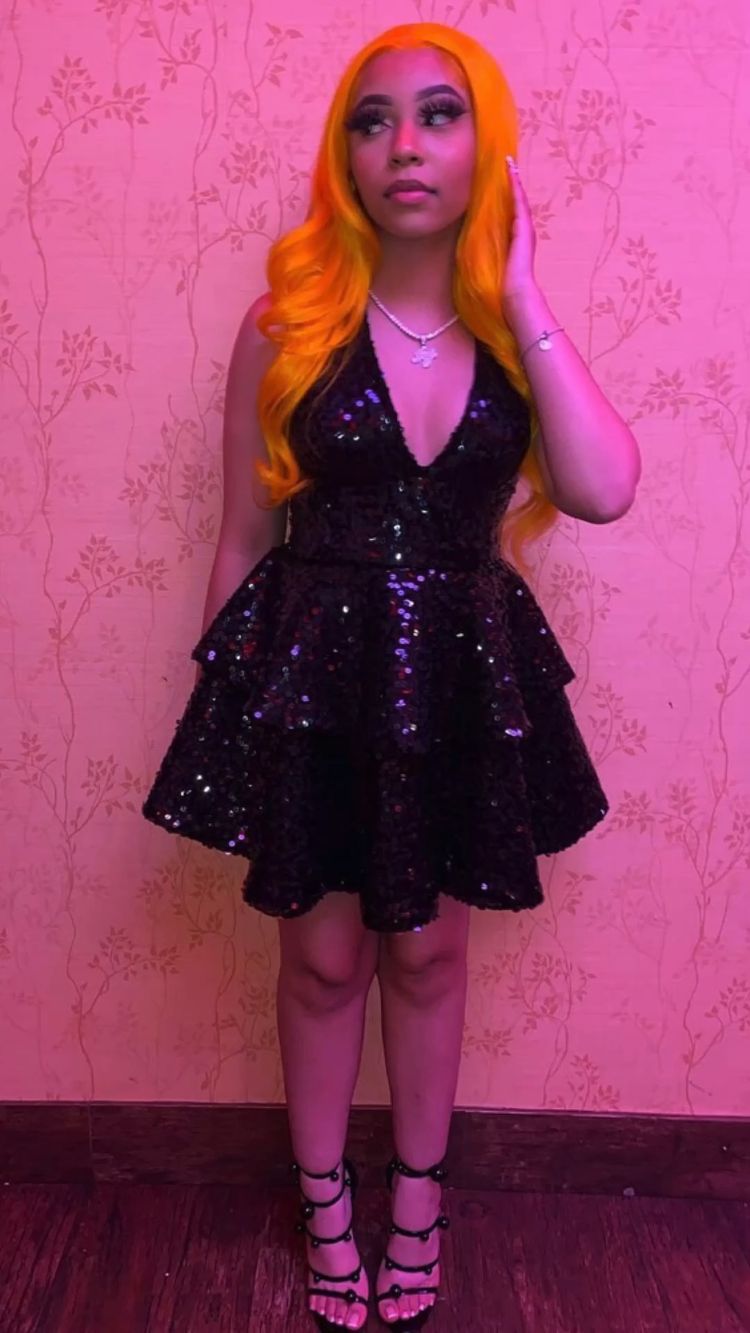 purple and black hoco dress Strapless Purple Sequin Homecoming Dresses Short Graduation Dress with Viniodress