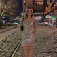New Years Eve Outfit Dress,Spaghetti Straps Sequins Party Dress ,Tight Homecoming Dress Y479