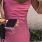 Straps Homecoming Pink Mini Party Dress Y1915