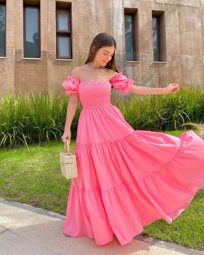 flounce prom dress Charming Elegant Burgundy Mermaid One Shoulder Flounced Sexy Prom Dres SposaBridal