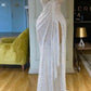 High Neck Applique Evening Dress Saudi Arabia Style Sleeveless Long Formal Dresses Y958