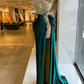 Green prom dresses, sexy prom dresses,cheap evening dresses, side slit evening dresses, new arrival evening gowns Y522