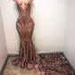 Mermaid Spaghetti Straps Prom Dress Y550