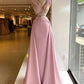 Pink Long Prom Dress Unique Evening Dress Y521