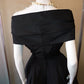 Black Prom Dress,Off The Shoulder Prom Dress,Bodice Prom Dress,Fashion Prom Dress S24639