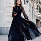 Elegant Lace Evening Dress,Black Prom Dress,Fashion Prom Dress,Sexy Party Dress S24643