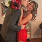 Elegant Mermaid Sleeveless Prom Dress With Train,Charming Formal Gown Y1182